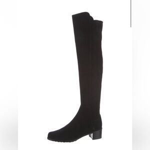 Stuart Weitzman Tall Suede Knee-High Heeled Boot